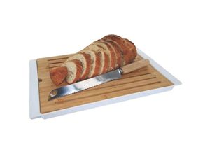 3700866339777 - Cook Concept - Brotschneidebrett aus Bambus mit Brotmesser 38x27 cm