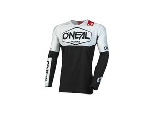 4046068613284 - Oneal Mayhem Hexx Jugend Motocross Jersey - Schwarz Weiss - S - unisex