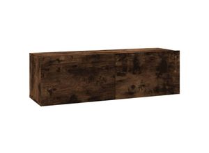 8720286931615 - Bonnevie - TV-Wandschrank TV-Schrank Räuchereiche 100x30x30 cm Holzwerkstoff vidaXL