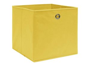 8720286087404 - Aufbewahrungsboxen 4 Stk Vliesstoff 28x28x28 cm Gelb vidaXL - Gelb