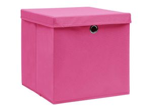 8720286087213 - Vidaxl - Aufbewahrungsboxen mit Deckeln 4 Stk 28x28x28 cm Rosa 928460