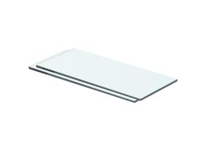 8719883873909 - Bonnevie - 2 Stk WandregaleRegalböden Glas Transparent 40 x 12 cm vidaXL