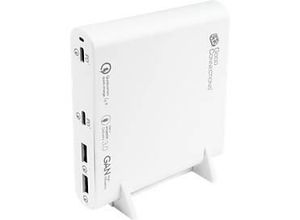 4014619553150 - USB-Desktop-Schnellladestation Good Connections mit GaN-Technologie 4er-Port 2 x USB-C + 2 x USB-A Leistung 120 W weiß