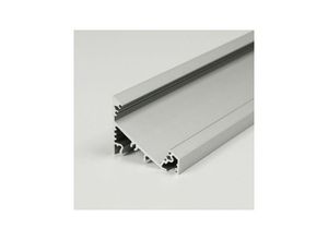 4066676142884 - Proviston - led Aluminiumprofil | 34 x 268 x 2000 mm | Silber Eloxiert | Led-Beleuchtung | Indirekte Beleuchtung | led Leisten | 1 Stück - Silber