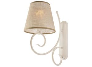 5907687427524 - Lamkur Lighting - Lamkur 27524 Wandleuchte lorenzo WEIß E27 L31cm H35cm dimmbar