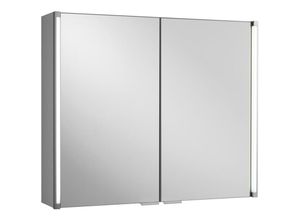 4008033829533 - Led Spiegelschrank   ideal zum verstauen von Badutensilien   Maße (b x h x t) ca 81 x 67 x 165 cm   Schrank mit Spiegel & LED-Beleuchtung fürs