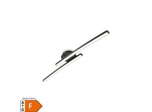 4057722006618 - Bklicht - Design Deckenleuchte schwarz Wohnzimmer modern Deckenlampe schwenkbar 12W - 10