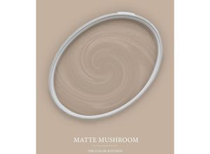 4059432258653 - Ascreations - Wandfarbe Beige matt The Color Kitchen Matte Mushroom Exklusive Innendispersion Hohe Deckkraft 5 Liter - Beige