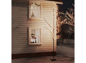 8720287138693 - Vidaxl - LED-Baum mit Kirschblüten Warmweiß 672 LEDs 400 cm 863715