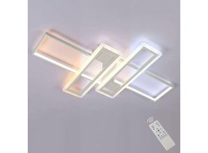 0723496190702 - LED Dimmbare Deckenleuchte Wohnzimmerlampe mit Fernbedienung Moderne Deckenleuchte Kreativ Metall Acryl Design Deckenlampe Beleuchtung Schlafzimmer