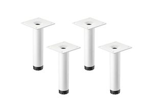 4066143109938 - So-tech - 4 Stück sotech Möbelfüße lima Höhe 120 mm ø 25 mm Höhenverstellbar 10 mm weiss matt Vitrinenfüße Sockelfüße Schrankfüße 4066143109938 - So-tech - 4 Stück sotech Möbelfüße lima Höhe 120 mm ø 25 mm Höhenverstellbar 10 mm weiss matt Vitrinenfüße Sockelfüße Schrankfüße
