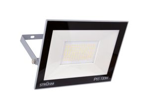 4255596739407 - Licht-erlebnisse - Außenwandleuchte led Aluminium Glas 269 cm breit IP65 Grau Weiß eckig 4200 k neutralweißes Licht