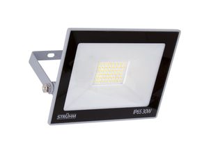 4255596739469 - Licht-erlebnisse - Außenwandleuchte Aluminium Glas led IP65 177 cm breit Grau Weiß eckig tageslichtweiß 6200 k