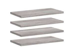 8721012209121 - Bonnevie - Wandregale 4 Stk Grau Sonoma 40x20x15 cm Holzwerkstoff vidaXL245240