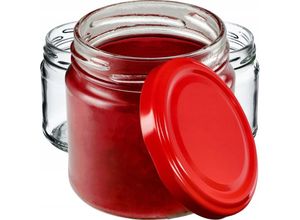 5903699444641 - Kleine Einmachgläser 200 ml Marmeladengläser fi66 mm Minigläser für Honig und Gewürze Luft - Kadax