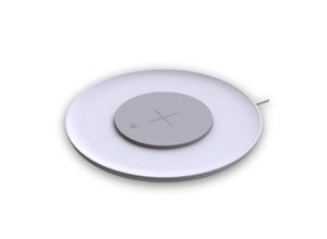 4260642310356 - kalb QI Tischladegerät UFO inkl Ambientebeleuchtung drahtlos Laden Smart Nachtlicht dimmbar