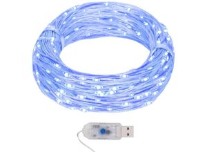 8720286434444 - Vidaxl - LED-Lichterdraht 40 m 400 led Blau 8 Funktionen