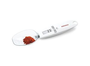 4006501662200 - Digitale Küchenwaage Cooking Star mit 01-g-genauer Teilung und 500 g Tragkraft Löffelwaage für kleinste Mengen Feinwaage für Gewürze Weiß