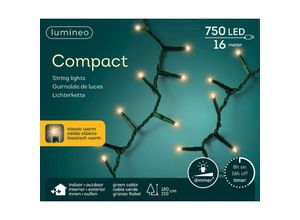 8718533961096 - Lichterkette Compact 1600 cm 750 Lichter klassisch warm - Lumineo