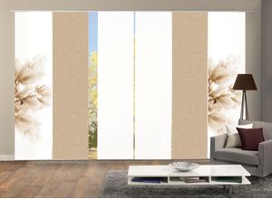 4056751488549 - Schiebegardine HOME WOHNIDEEN KESSI 6er SET Gr 1 beige (sand) B60cm H245cm Polyester Gardinen Schiebevorhang Digidruck 6er Set KESSI 4056751488549 - Schiebegardine HOME WOHNIDEEN KESSI 6er SET Gr 1 beige (sand) B60cm H245cm Polyester Gardinen Schiebevorhang Digidruck 6er Set KESSI