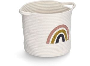 4003368144818 - Present - Geflochtener Aufbewahrungskorb rainbow ø 32 cm