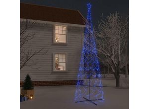 8720287069348 - Bonnevie - LED-WeihnachtsbaumOutdoor-Lichterketten Kegelform Blau 3000 LEDs 230x800 cm vidaXL