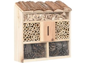 8719883979298 - Bonnevie - Insektenhotel 30x10x30 cm Tannenholz vidaXL82538