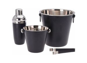 8719987465871 - Excellent - Cocktail-Set aus Edelstahl 4-teilig schwarz