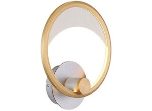 9007371456918 - - Wandleuchte Wandlampe led Schlafzimmerlampe Flurlampe Gold Dekor h 33 cm