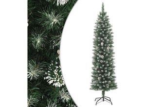 8720287068303 - Künstlicher WeihnachtsbaumKunstbaum mit Ständer Schlank 180 cm pvc Vidaxl