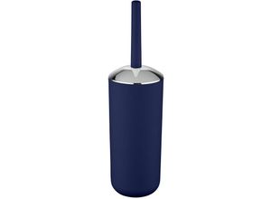 4008838214510 - WENKO WC-Garnitur Brasil Dunkelblau Spezialkunststoff absolut bruchsicher Blau Kunststoff (TPE) dunkelblau - blau