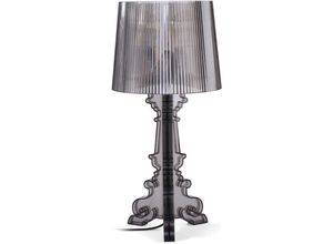 5056667057104 - Privatefloor - Tischlampe - Kleine Version Wohnzimmer Lampe - Bour Dunkelgrau - Acryl Kunststoff - Dunkelgrau