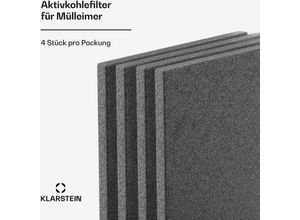 4060656523748 - - Mulleimer fur die Kuche mit Geruchskontrolle 4er-Pack kompatibel mit Yuma ausgestattet mit Kohlefilter fur effiziente