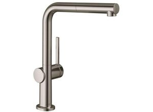 4059625255223 - M54 - Spültischarmatur Talis mit ausziehbarem Auslauf sBOX Edelstahl 72809800 - Hansgrohe