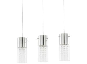 5900644345015 - Marqu - Hängende Pendelleuchte Chrom 3 Licht mit klarem Schatten E14 - Italux 5900644345015 - Marqu - Hängende Pendelleuchte Chrom 3 Licht mit klarem Schatten E14 - Italux