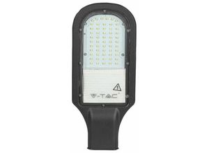 3800157666169 - PRO VT-31ST 30W LED Straßenlaterne Armatur Chip Samsung Kaltweiß 6400K Slim IP65 - sku 21538