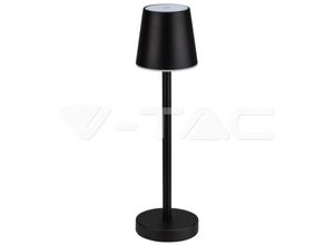 3800170205468 - V-tac - LED-Tischlampe 3W Schwarz Farbe Wiederaufladbar mit Micro-USB Touch Dimmbar 4000K