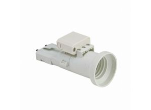 3142187127808 - Debflex - Vorläufige DCL-Buchse E27 + DCL-Stecker 2 Ampere 250v 500w maxi nf Weiß - 712780