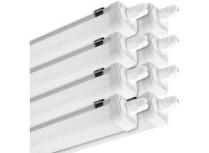 3700710829423 - Arum Lighting - Satz von 8 wasserdichten LED-Streifen Panama 120 cm 40 w IP65 miteinander verbindbar Température de Couleur Blanc neutre 4000K