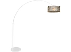 8712746152302 - - Wohnzimmerlampe Stehleuchte Standlampe Bogenleuchte Sizoflor Schwarz h 180 cm