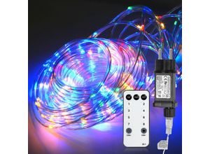 9460565032211 - Vingo - led Lichterschlauch Mit Fernsteuerung Außen Außen Innen Lichtschlauch Innenbereich Lichterkette—Bunt—20m - Bunt 9460565032211 - Vingo - led Lichterschlauch Mit Fernsteuerung Außen Außen Innen Lichtschlauch Innenbereich Lichterkette—Bunt—20m - Bunt
