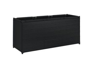 8720286957233 - Bonnevie - Aufbewahrungsbox Schwarz 105x345x45 cm Stoff vidaXL265913