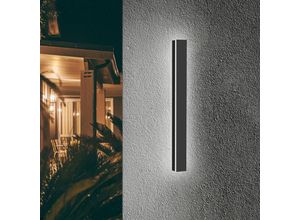 9460565001941 - Swanew - Applique linéaire led intégrée Applique murale led Lampe de couloir Extérieur Escalier Vestiaire 80cm 18W Blanc froid