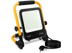 0962063057370 - Projecteur led IP66 blanc froid spot extérieur avec trépied 50W - Swanew 0962063057370 - Projecteur led IP66 blanc froid spot extérieur avec trépied 50W - Swanew