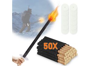 9383874903969 - Torches en Cire Torches de Jardin Torches en Cire Naturelle avec Poignée Extra Longue pour PâquesLot de 50 - Swanew