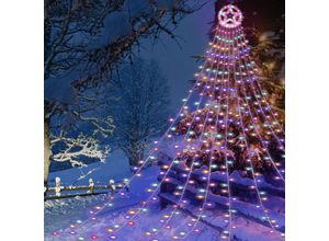 9496896042315 - SWANEW Guirlande Lumineuse 319 LEDs pour Sapin de Noêl Noël avec Anneau，exterieur Etanche Guirlande LED Sapin Décoration RGB