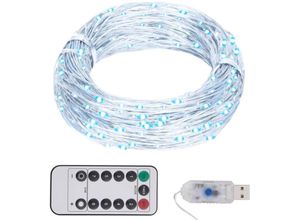 8720286380918 - Vidaxl - LED-Lichterkette mit 300 LEDs Kaltweiß 30 m Cold white