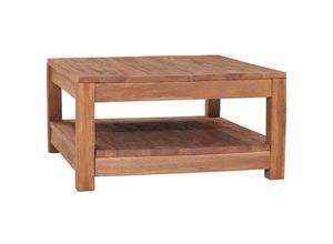 8720286506875 - Bonnevie - Couchtische Kaffeetisch 68x67x35 cm Massivholz Teak vidaXL