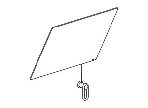 4014884655191 - Kippspiegel Serie 801 mit Seilumlenkung B 600mm H 540mm reinweiß 80101100 99 4014884655191 - Kippspiegel Serie 801 mit Seilumlenkung B 600mm H 540mm reinweiß 80101100 99