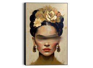 8714597656718 - Wandbild REINDERS Frida Paint Stripe gold (farbe bild(er) gold) B60cm H90cm T3cm MDF Bilder